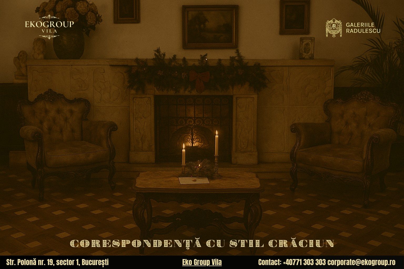 Scrisoare de Crăciun în epoca interbelică: Crăciunul anilor ’30 la Eko Group Vila